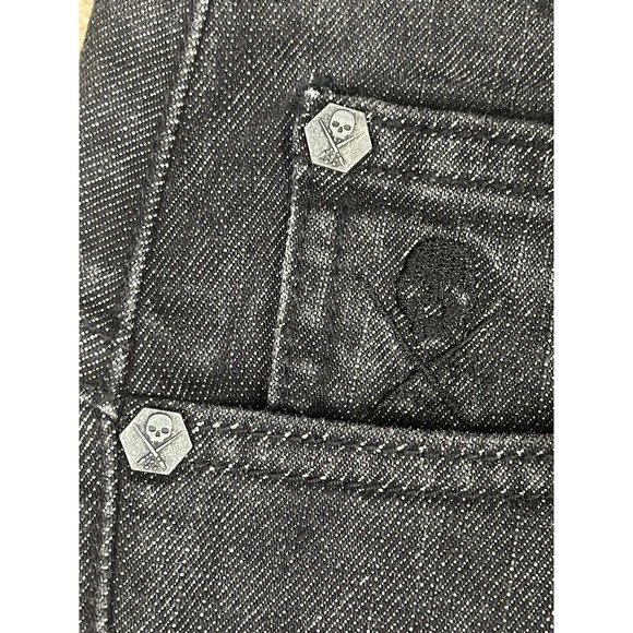 Sullen Art Collective Mens 32x33 Jeans Straight Leg Slim Fit Gray Low‎ Rise - Picture 5 of 15